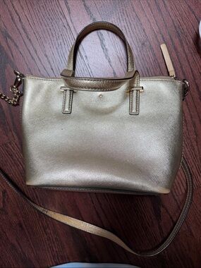 Kate spade Metallic Gold Women’s Satchel Handbag